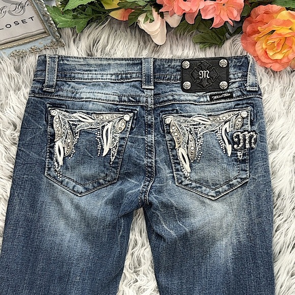 Miss Me Signature Bootcut Medium Wash Jeans - Picture 1 of 10